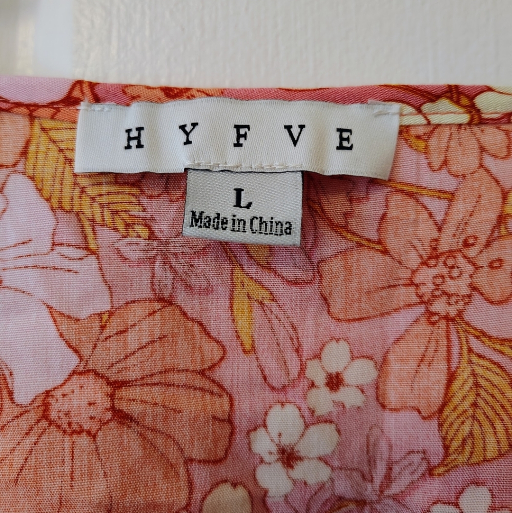 Floral Wrap Blouse with Bell Sleeves - Picture 3 of 6